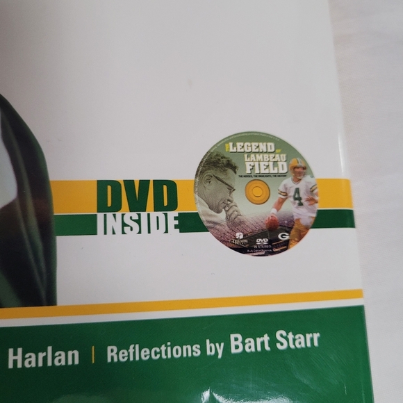 Greenbay Packers Green Gold & Proud Hardvover Book & DVD 2005 - Picture 3 of 12